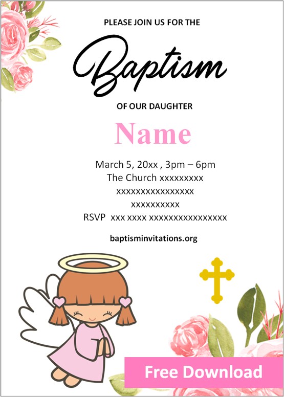 baptism invitation maker online