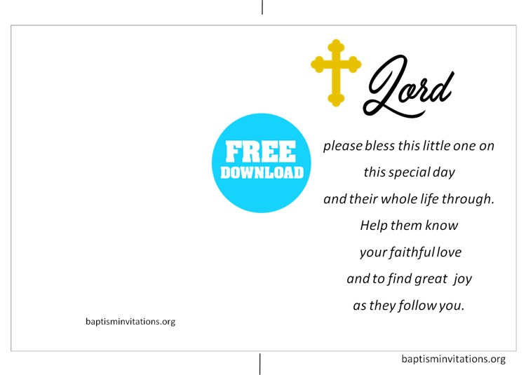 baptism card to print free