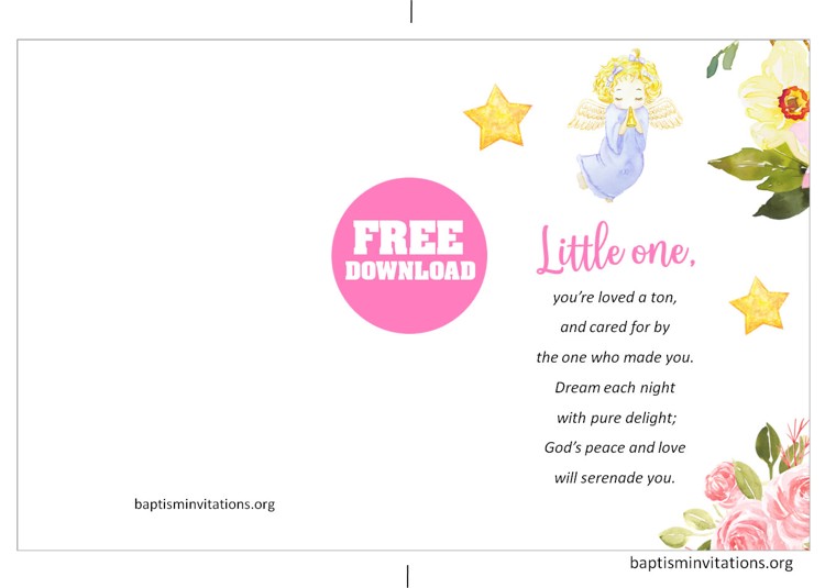 digital baptism card download